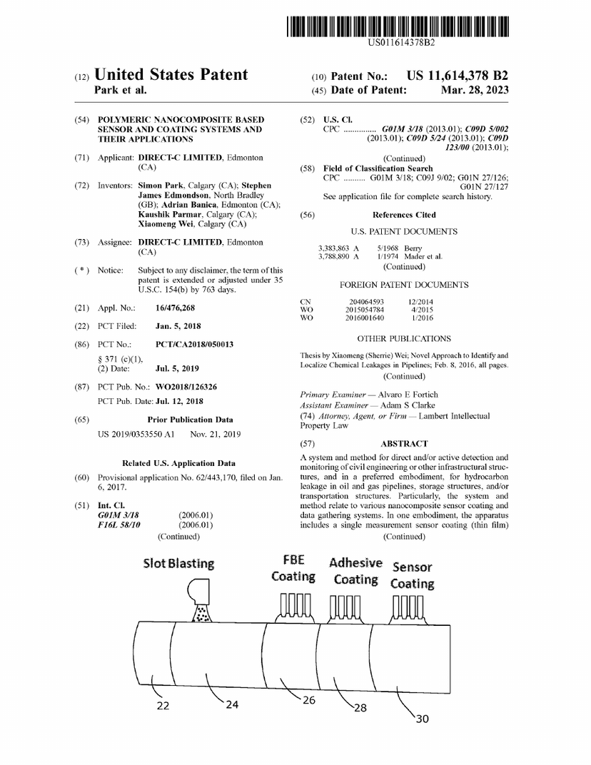 First page of US 11,614,378 B2