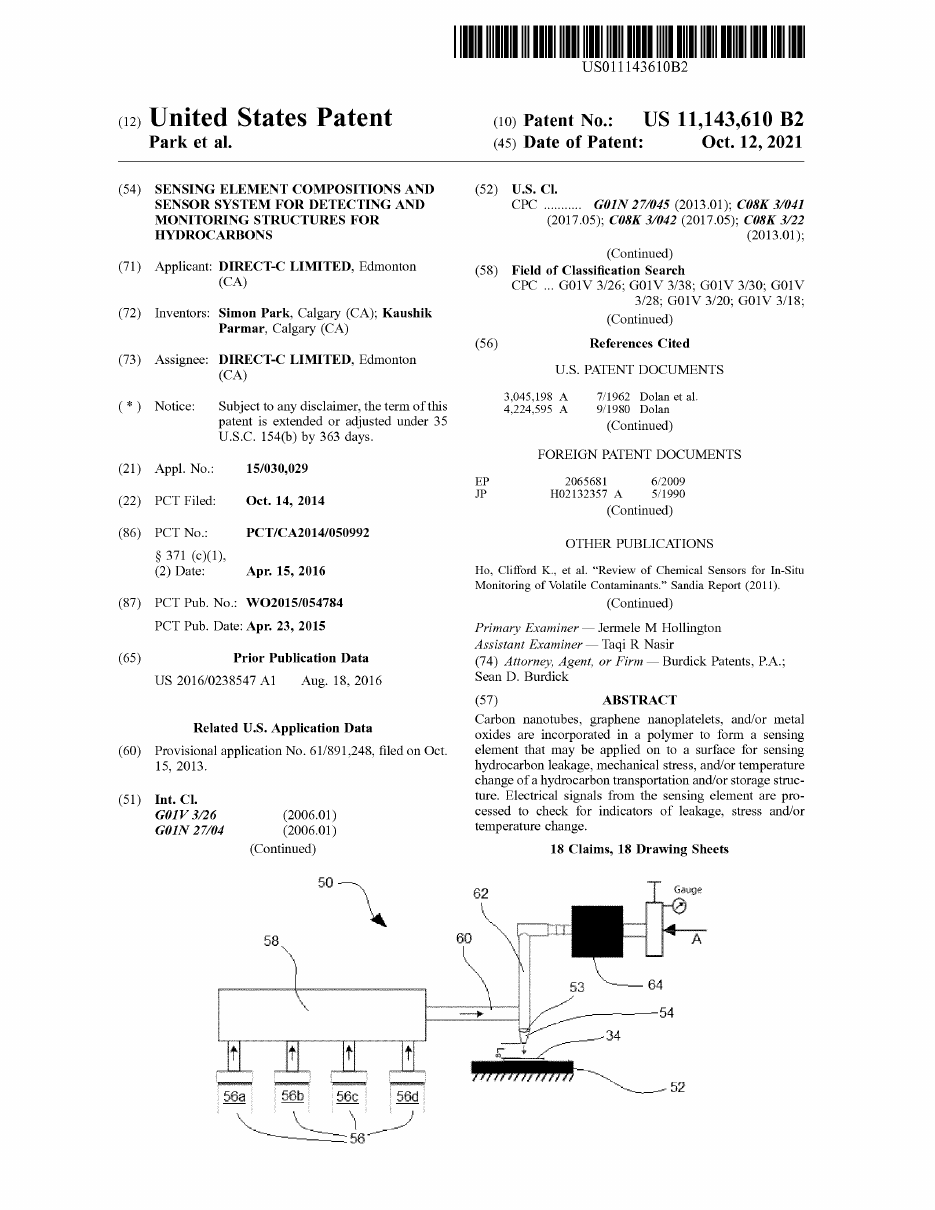 First page of US 11,143,610 B2